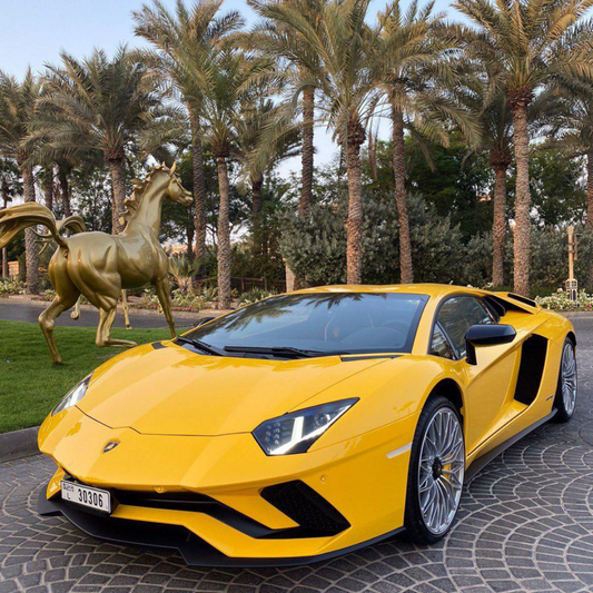 LAMBORGHINI AVENTADOR YELLOW