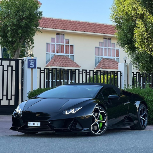 LAMBORGHINI HURACAN EVO CONVERTIBLE BLACK