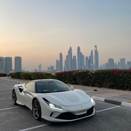 FERRARI F8 TRIBUTO WHITE