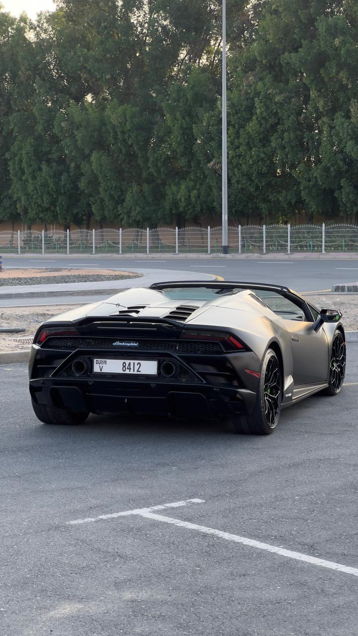 LAMBORGHINI HURACAN EVO CONVERTIBLE BLACK