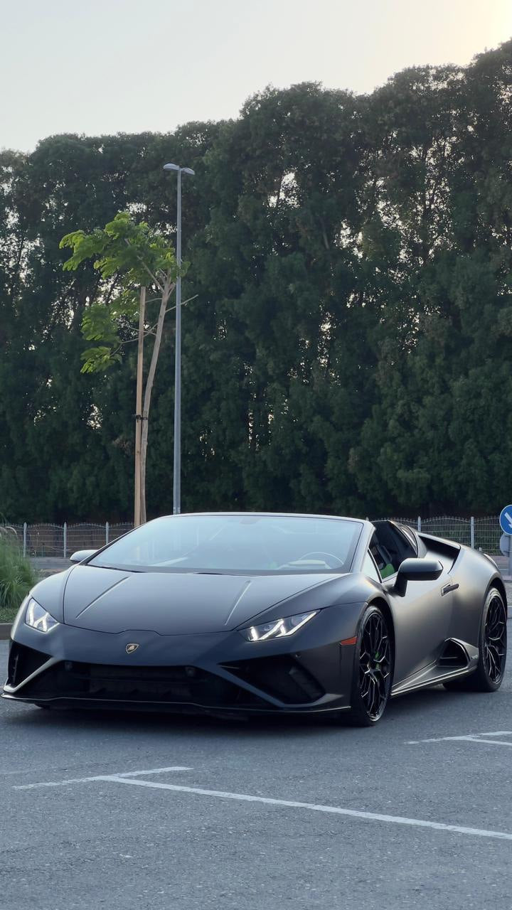 LAMBORGHINI HURACAN EVO CONVERTIBLE BLACK
