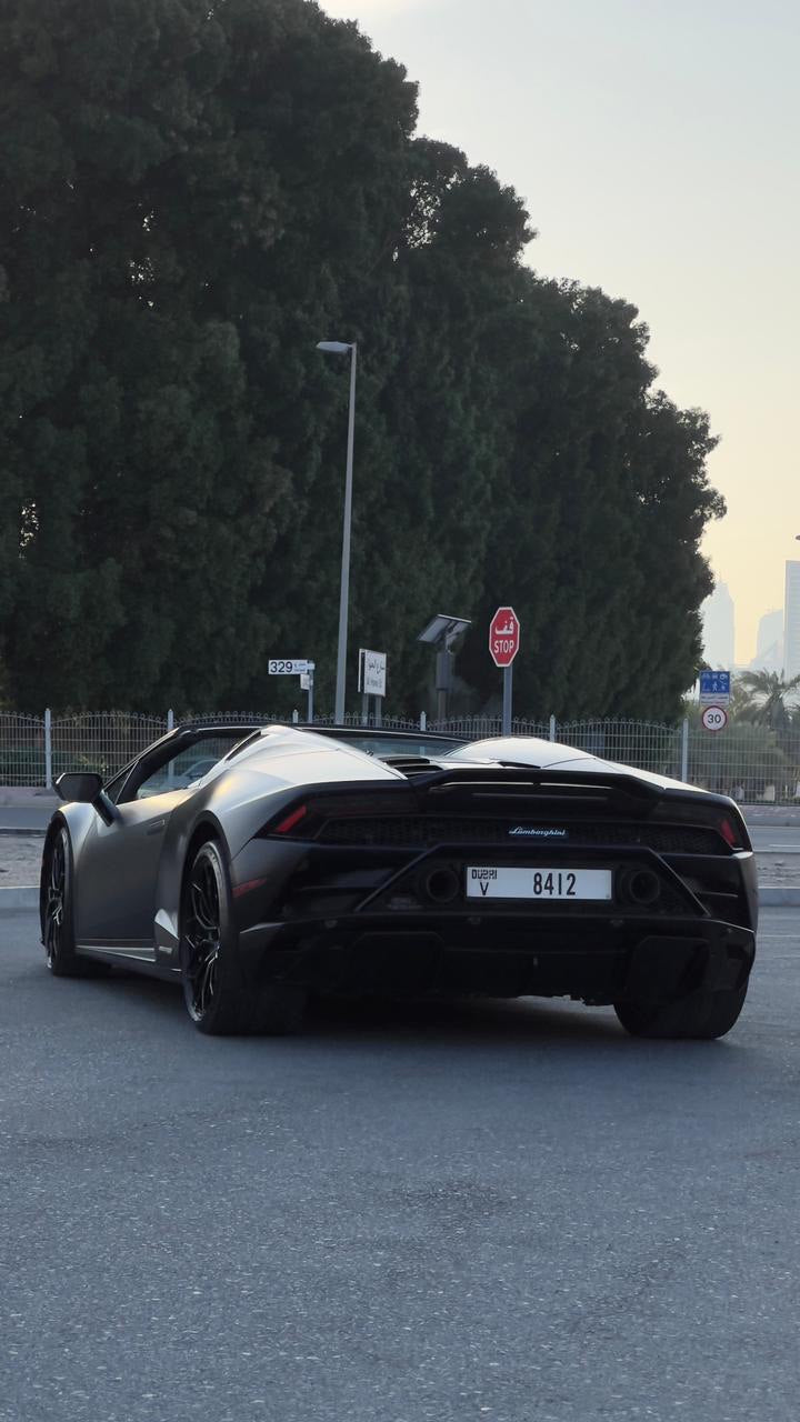 LAMBORGHINI HURACAN EVO CONVERTIBLE BLACK