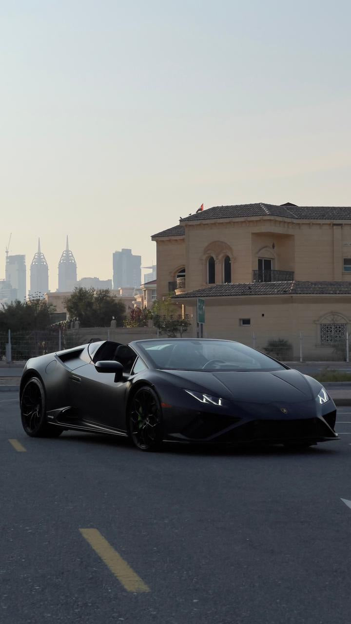 LAMBORGHINI HURACAN EVO CONVERTIBLE BLACK