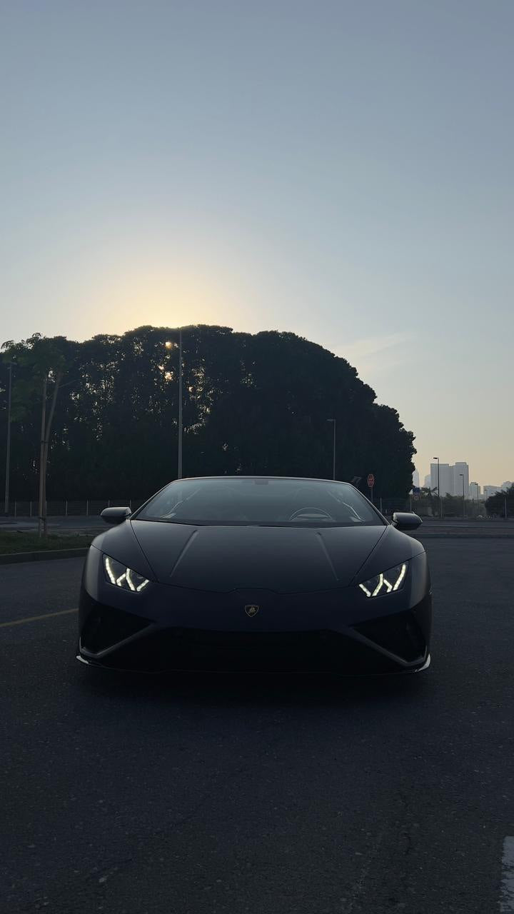 LAMBORGHINI HURACAN EVO CONVERTIBLE BLACK