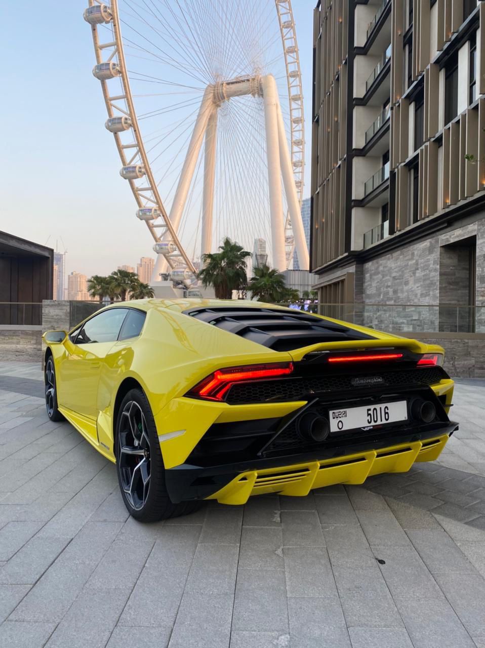LAMBORGHINI HURACAN EVO COUPE YELLOW