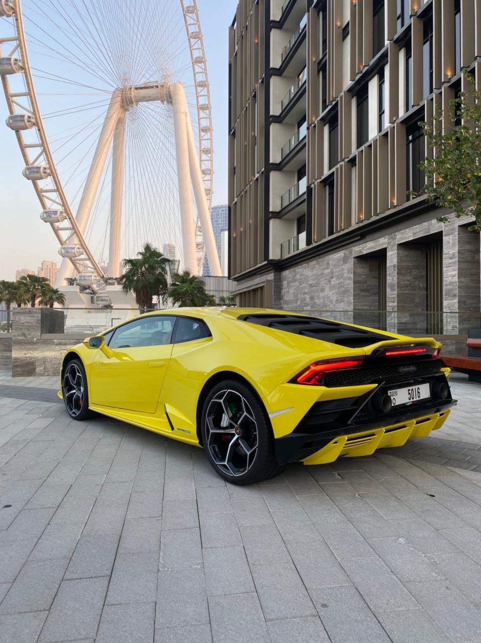 LAMBORGHINI HURACAN EVO COUPE YELLOW