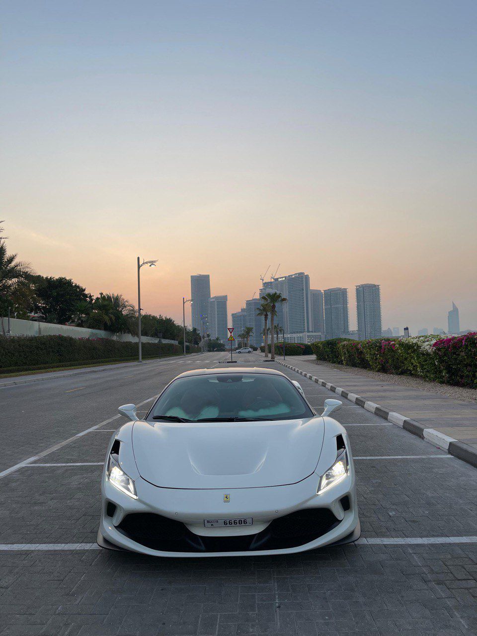 FERRARI F8 TRIBUTO WHITE