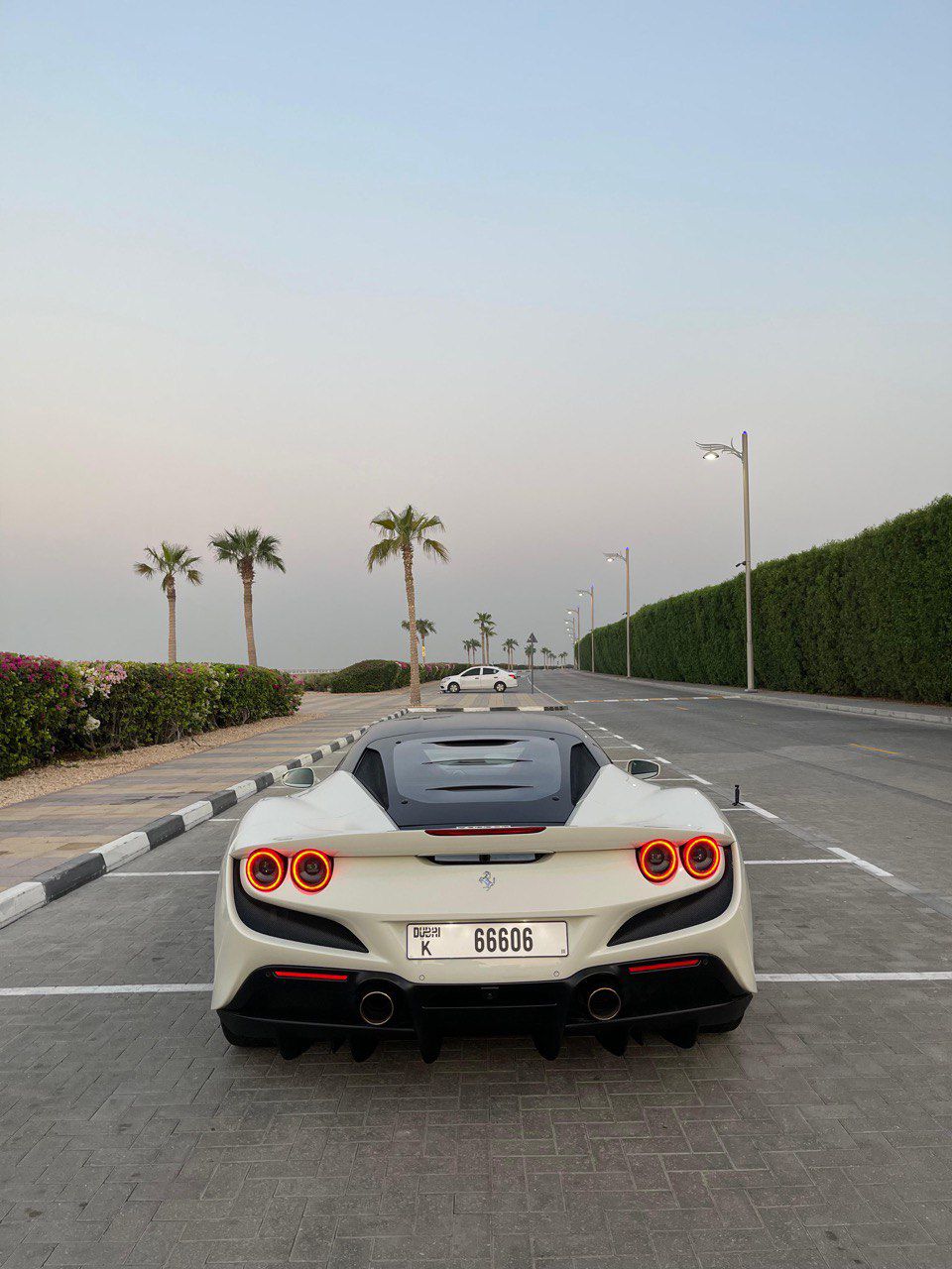 FERRARI F8 TRIBUTO WHITE