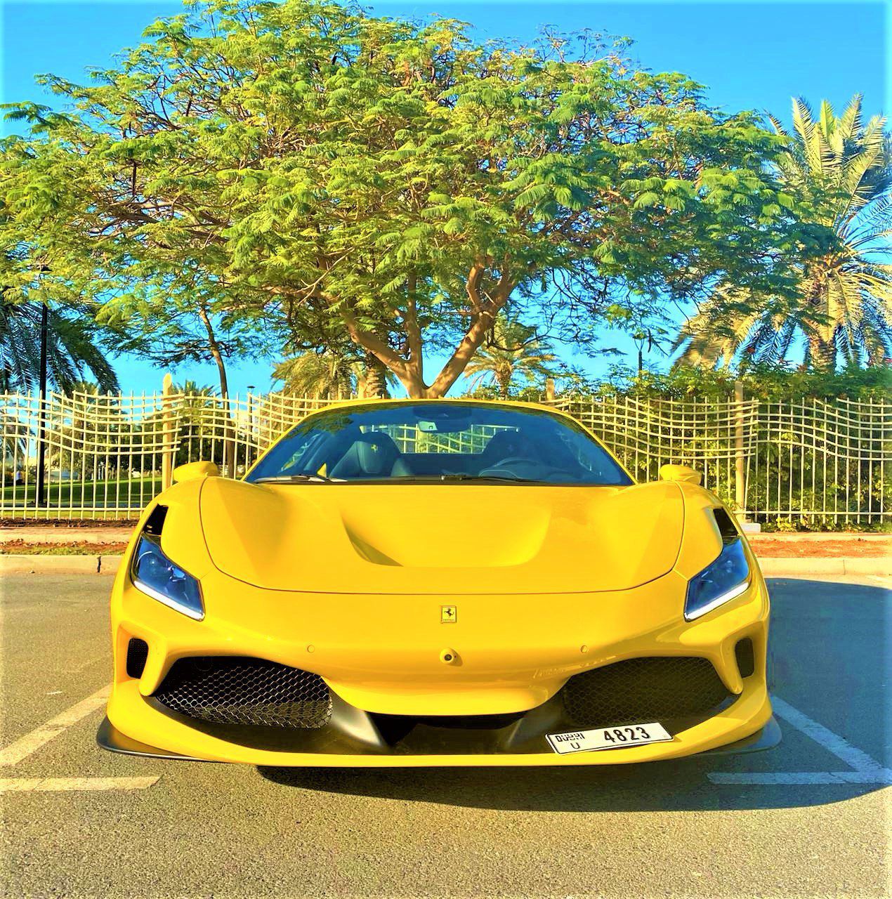 FERRARI F8 TRIBUTO SPIDER YELLOW