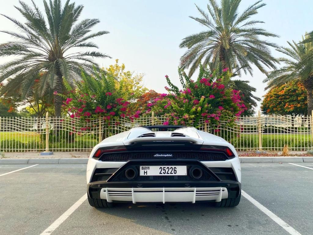 LAMBORGHINI HURACAN EVO CONVERTIBLE WHITE