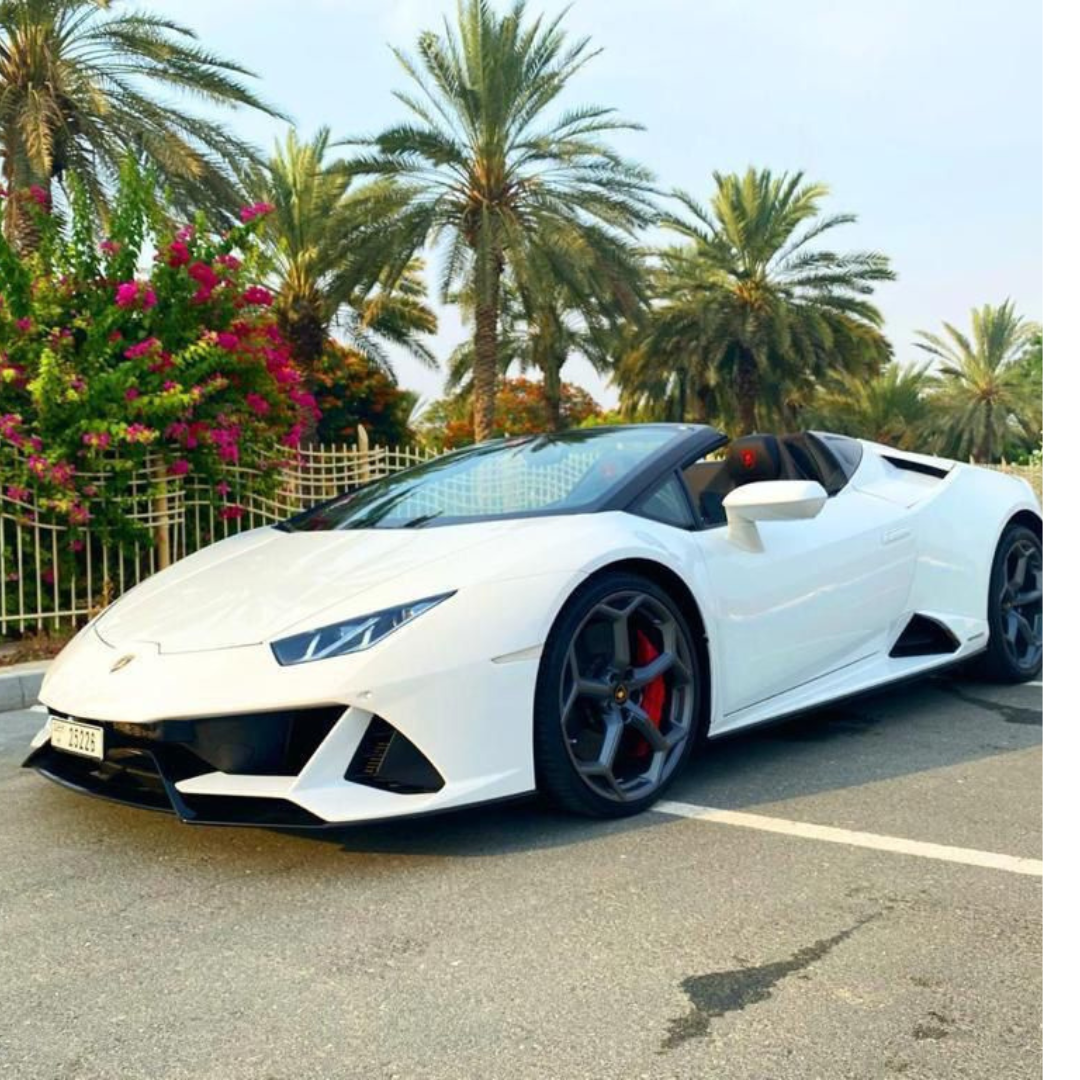 LAMBORGHINI HURACAN EVO CONVERTIBLE WHITE
